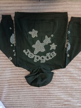 Sp5der Rhinestone Hoodie